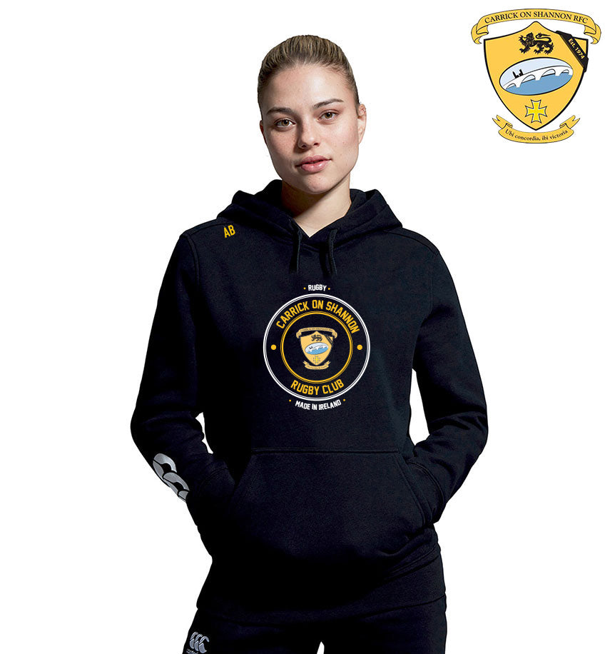 Carrick on Shannon RFC Canterbury Club Round Print Womens Hoody