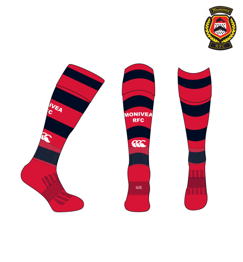 Monivea RFC Canterbury Hooped Team SocksMonivea RFC Canterbury Hooped Team Socks