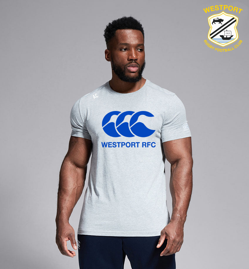 Westport RFC Canterbury Grey CCC Tee