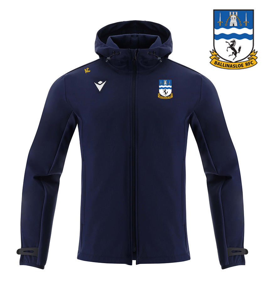 Ballinasloe RFC Macron Hooded Soft-Shell Himalaya Jacket