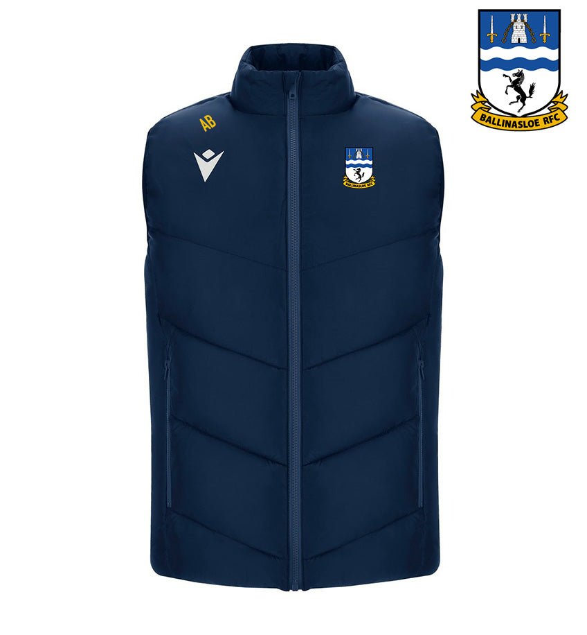 Ballinasloe RFC Macron Sleeveless Padded Coldmire Gilet - Team Wear Store.ie
