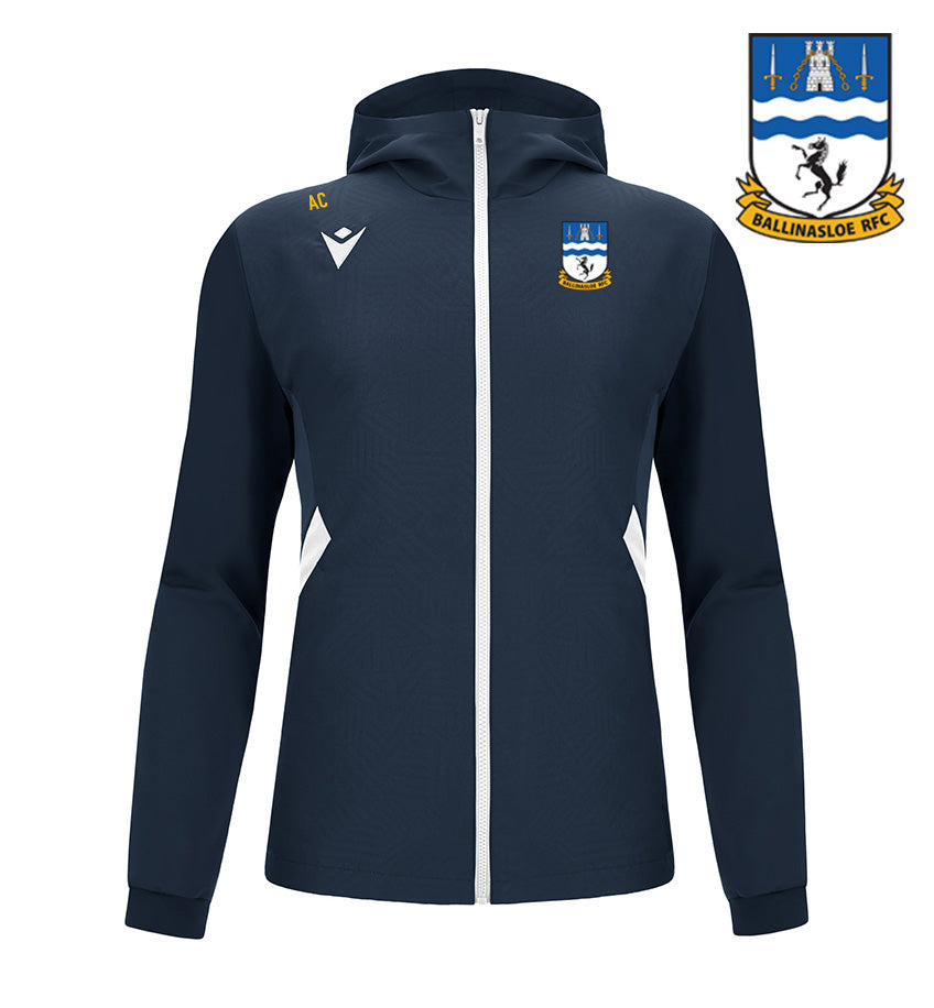 Ballinasloe RFC Macron Tiamat Full Zip Micro Hood