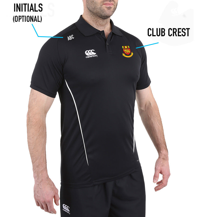 Canterbury Team Sale Black Polo Shirt