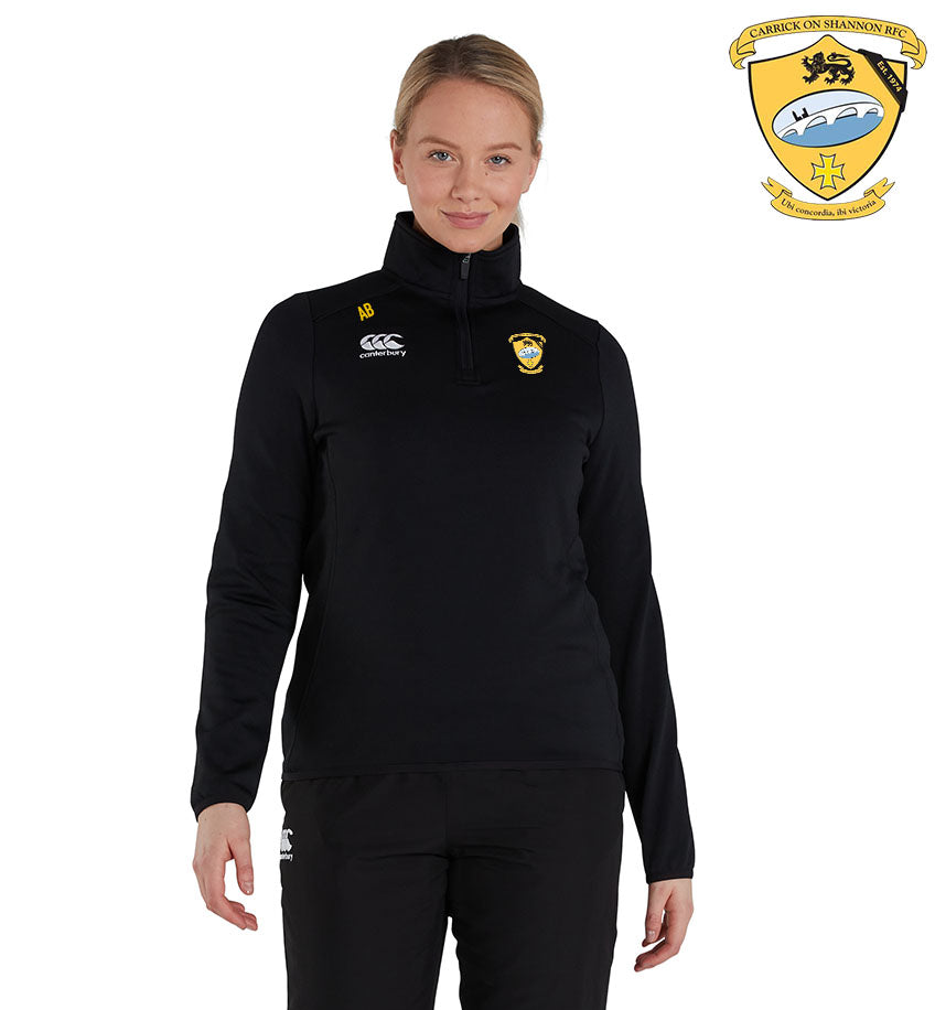 Carrick on Shannon RFC Canterbury Club 1/4 Zip Mid Layer Womens Training Top