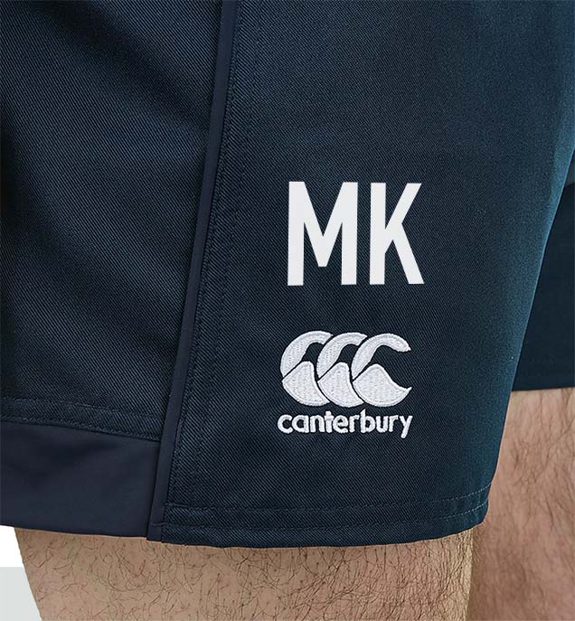 Coolmine RFC Canterbury Rugby Shorts Initials