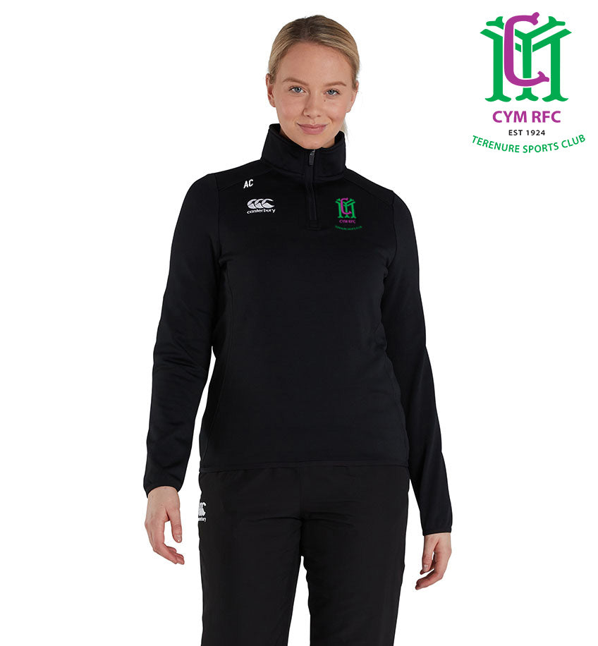 CYM Terenure RFC Canterbury Club 1/4 Zip Mid Layer Training Top