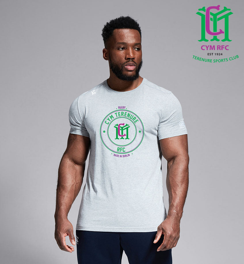 CYM Terenure RFC Canterbury Grey Tee