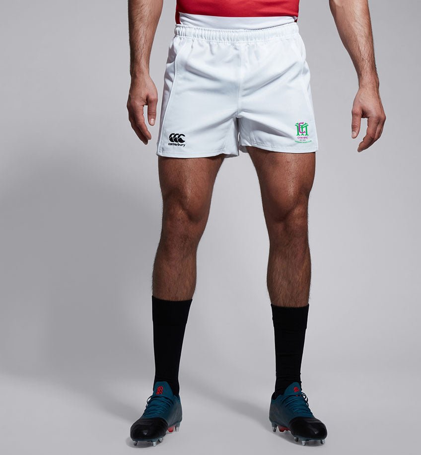 CYM Terenure RFC Canterbury Rugby Shorts White - Team Wear Store.ie