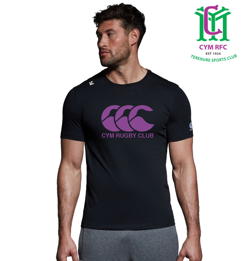 CYM Terenure RFC CCC Black Mens Tee