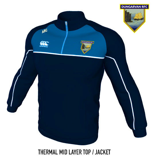 Dungarvan RFC Legacy 1/4 Zip Canterbury Thermal Fleece - PRE-ORDER