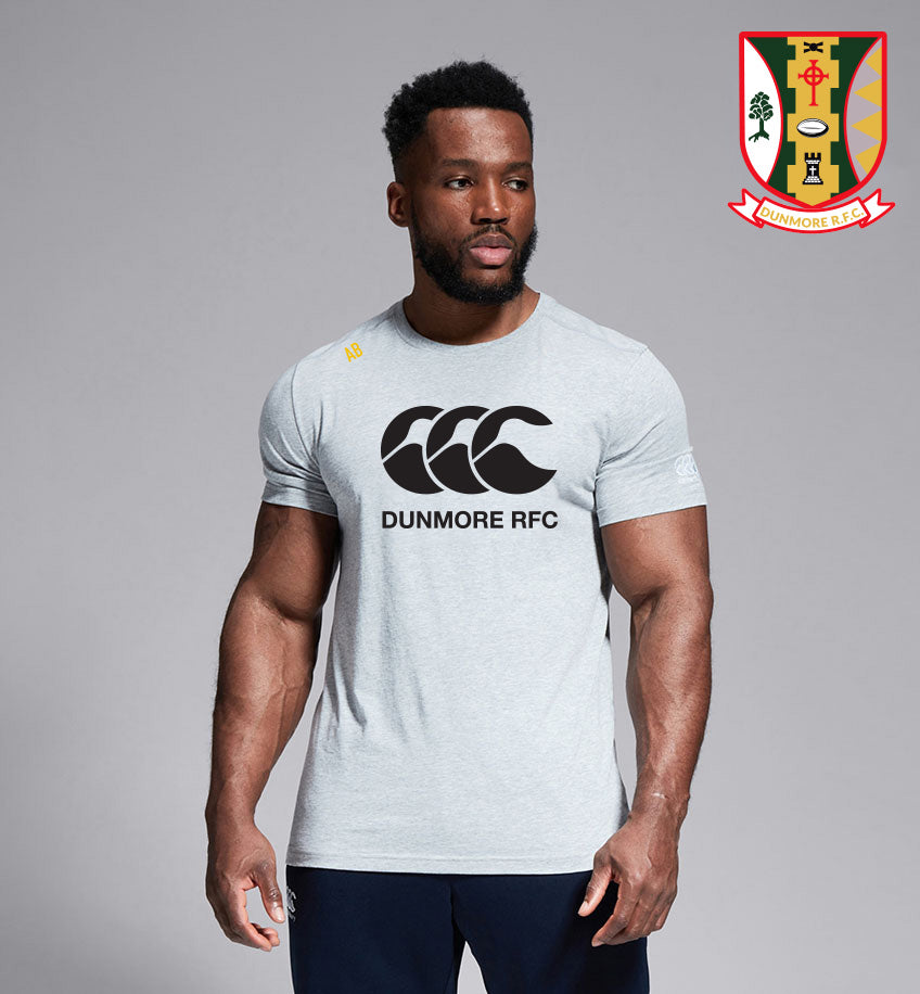 Dunmore RFC Canterbury CCC Grey Tee