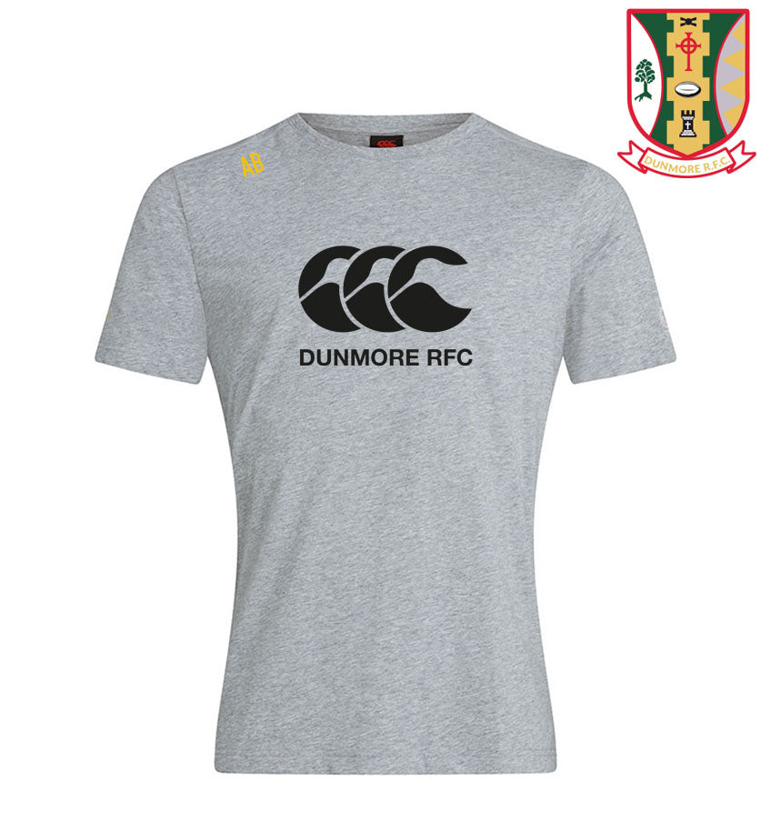 Dunmore RFC Canterbury CCC Grey Tee