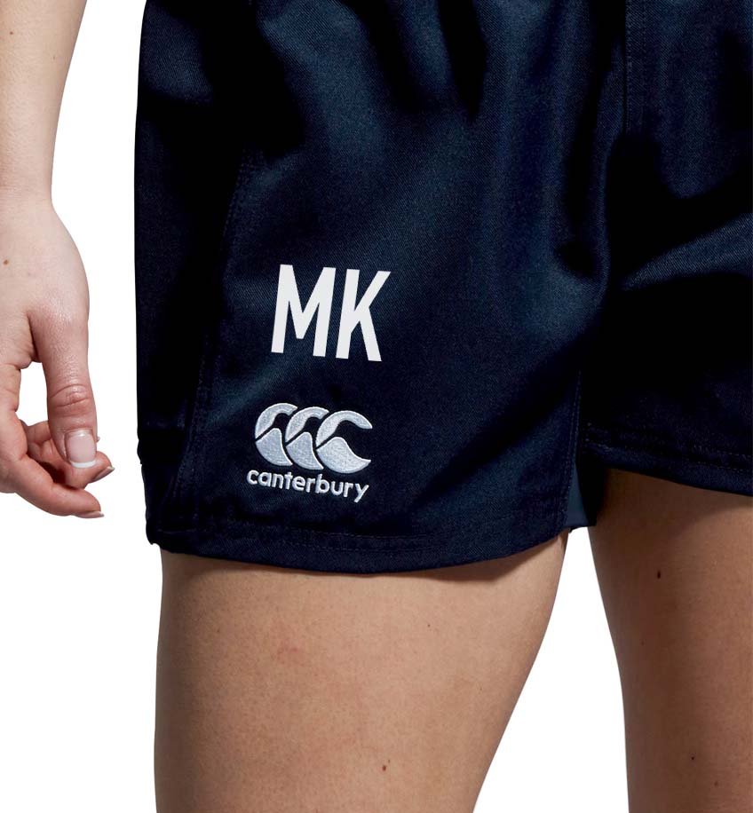 Edenderry RFC Womens Rugby Playing Navy Canterbury Advantage Short Initials