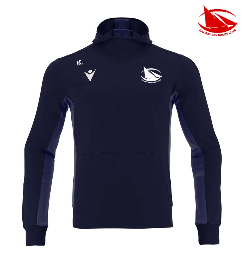 Galway Bay RFC Macron Red Electro Hoodie