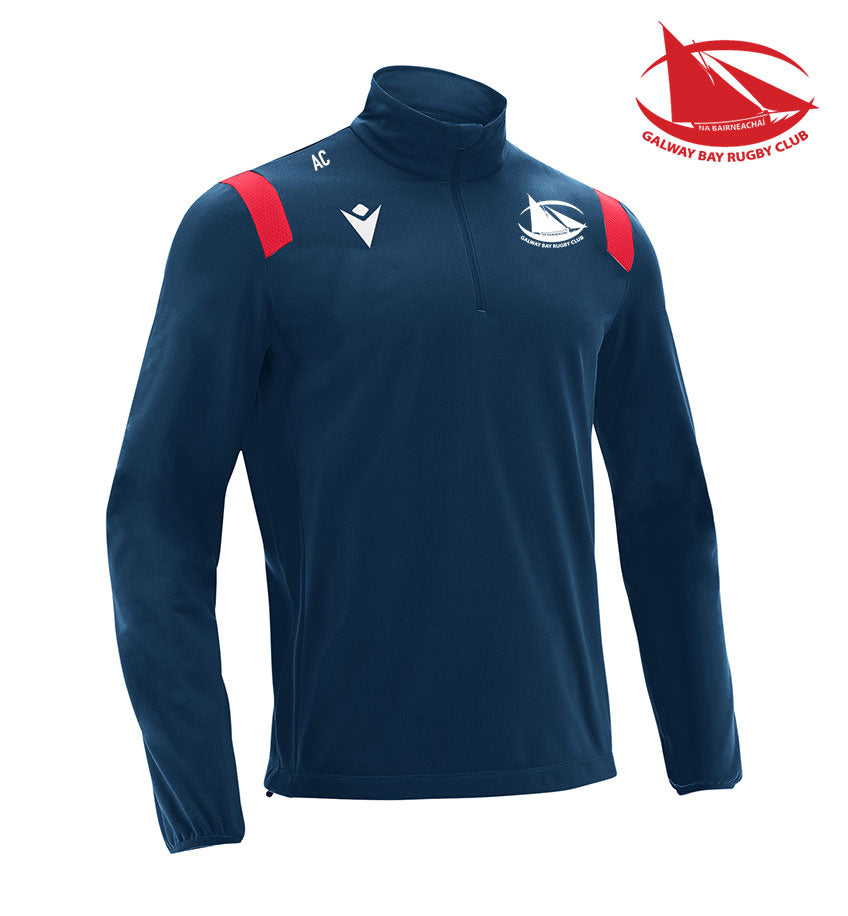 Galway Bay RFC Macron Navy Gange Tracksuit Top