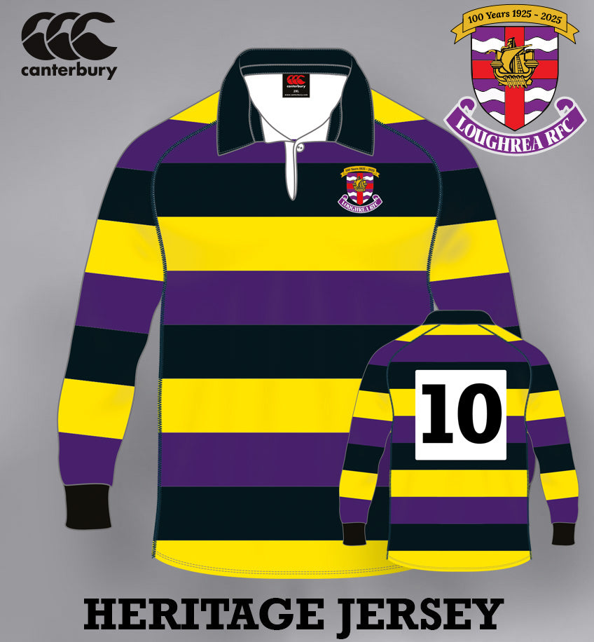 Loughrea RFC 100th Anniversary Canterbury Rugby Jersey - Stock Available Now