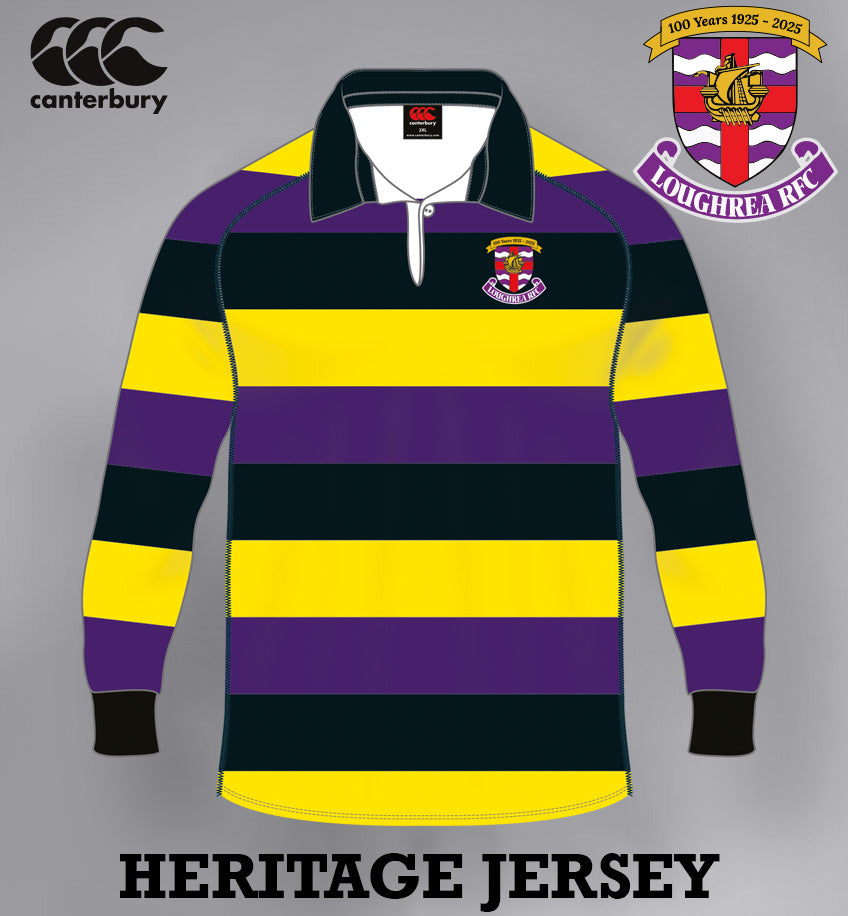 Loughrea RFC 100th Anniversary Canterbury Rugby Jersey - Stock Available Now