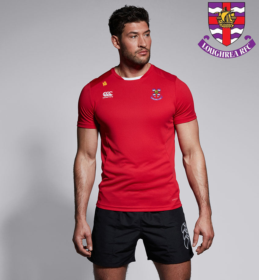 Loughrea RFC Canterbury Mens Red Club Tee Shirt