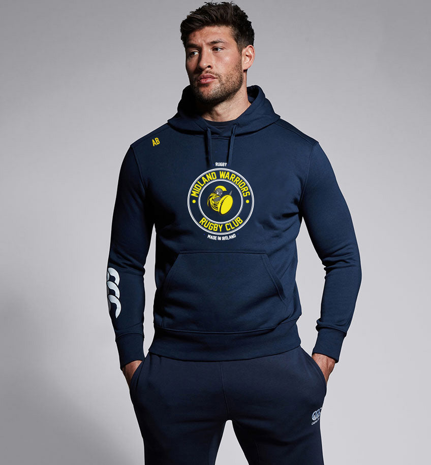 Midland Warriors RFC Canterbury Special Club Print Hoody Navy