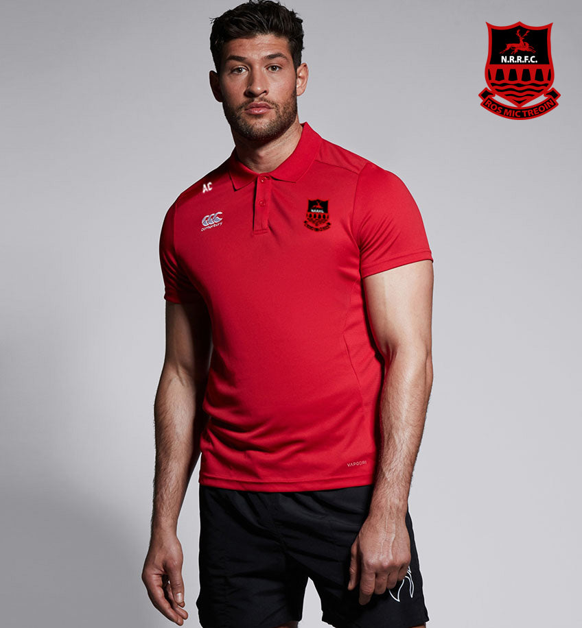 New Ross RFC Canterbury Club Red Polo Shirt