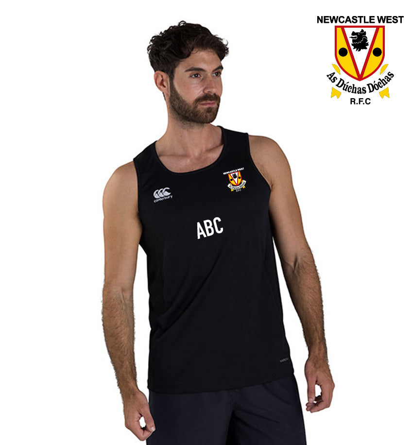 Newcastle West RFC Canterbury Black Club Dry Singlet