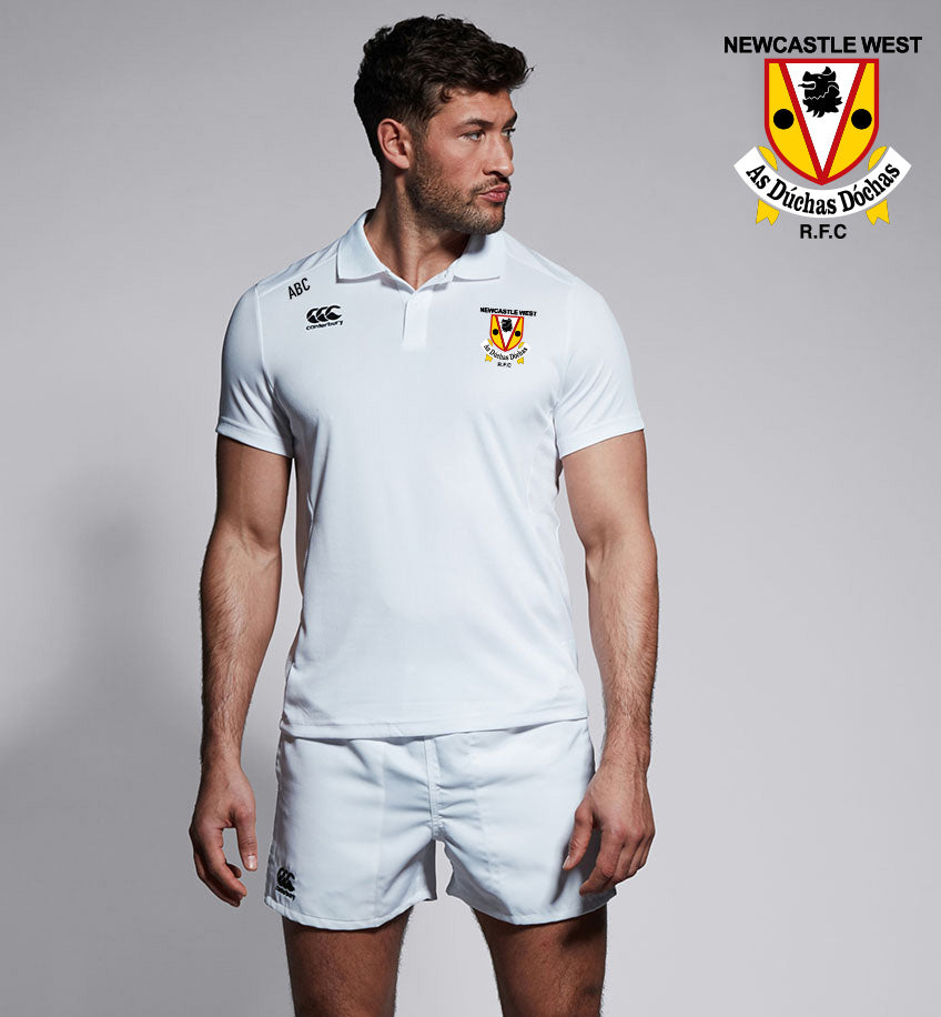 Newcastle West RFC Canterbury Club White Polo Shirt