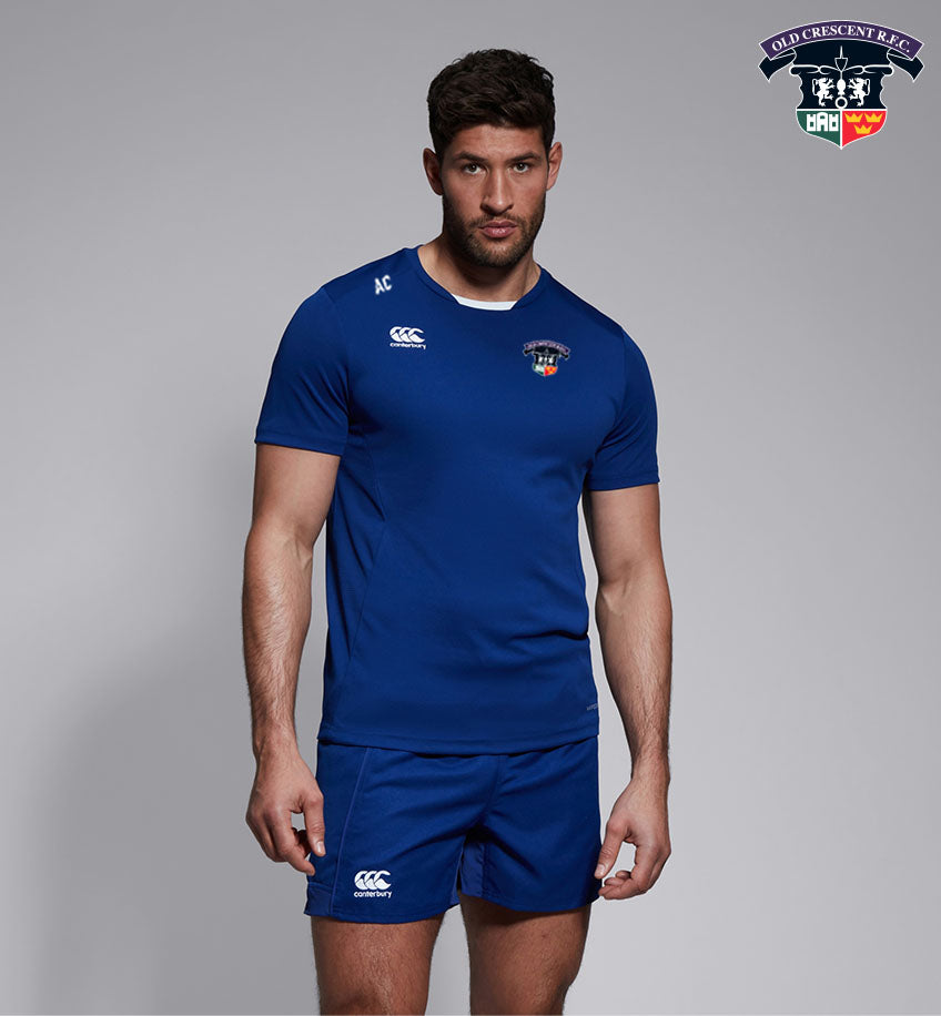 Old Crescent RFC Canterbury Club Tee Shirt - ROYAL BLUE