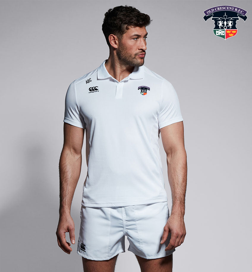 Old Crescent RFC Canterbury Club White Polo Shirt