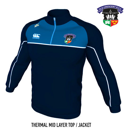 Old Crescent RFC Legacy 1/4 Zip Canterbury Thermal FleeceOld Crescent RFC Legacy 1/4 Zip Canterbury Thermal Fleece - PRE-ORDER