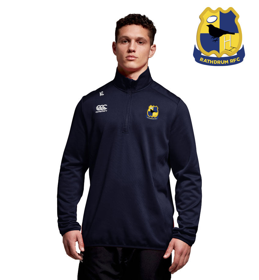 Rathdrum RFC Canterbury Club 1/4 Zip Mid Layer Training Top