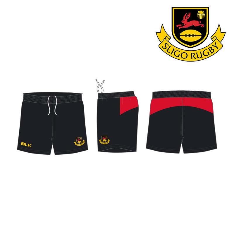 Sligo RFC BLK Elite Playing Shorts