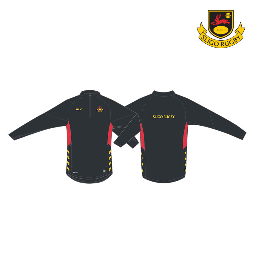 Sligo RFC Performance 1/4 Zip Top Back