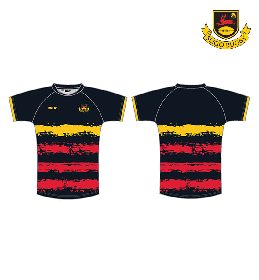 Sligo RFC BLK Raglan Evaporex Tee