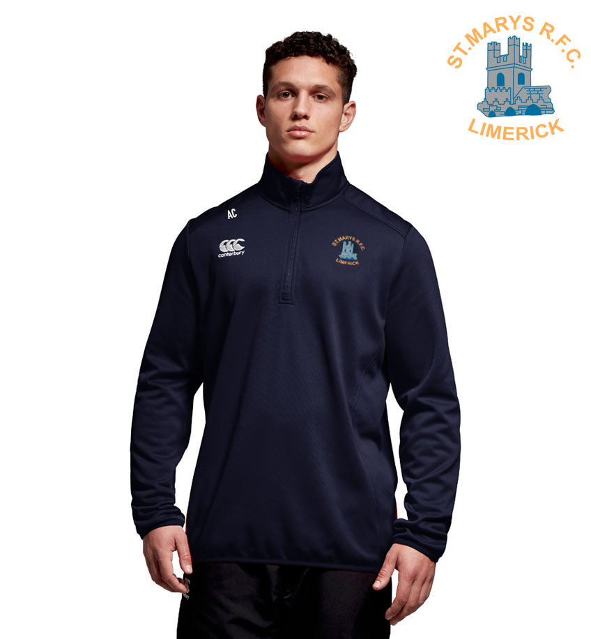 St. Mary&#39;s RFC LIMERICK Canterbury Club 1/4 Zip Training Top