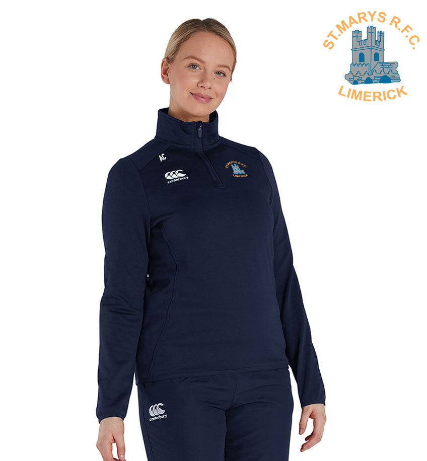 St. Mary's RFC LIMERICK Canterbury Club 1/4 Zip Training Top