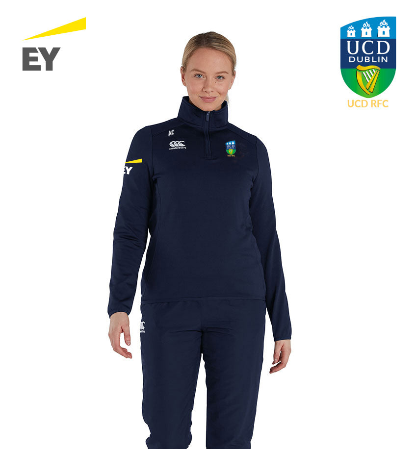 UCD RFC Canterbury Club 1/4 Zip Training Top