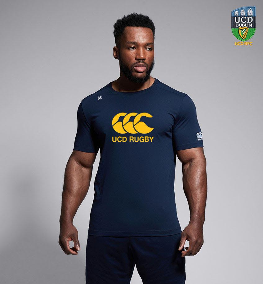 UCD RFC Canterbury CCC Navy Tee