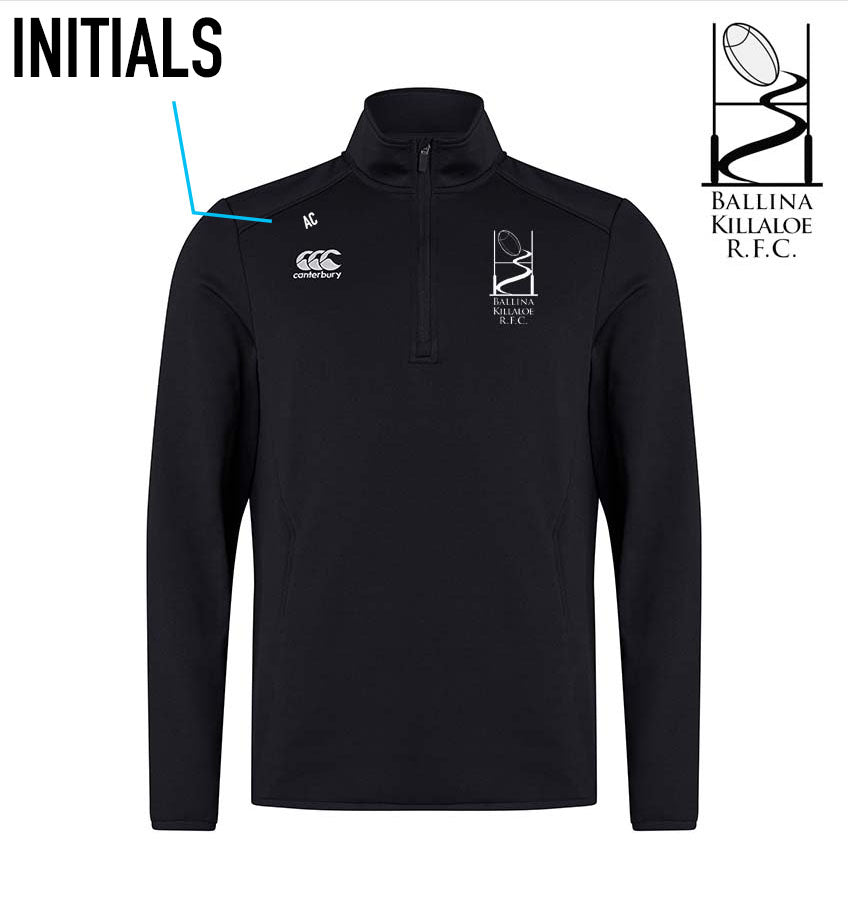 Ballina Killaloe RFC Canterbury Club 1/4 Zip Mid Layer Training TopBallina Killaloe RFC Canterbury Club 1/4 Zip Mid Layer Training Top