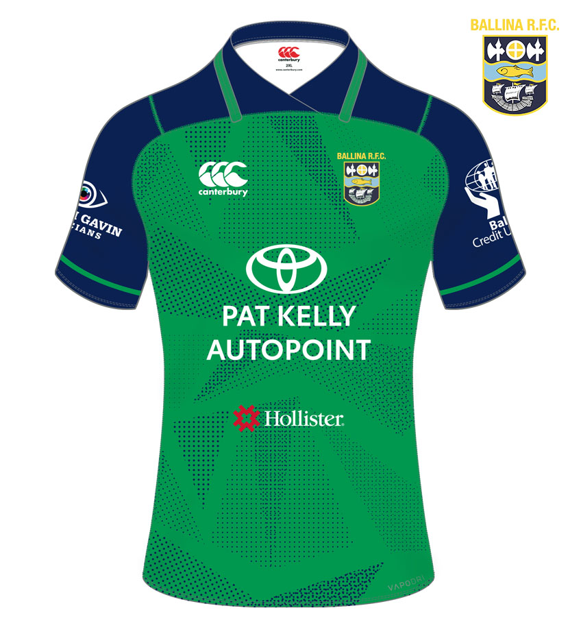 Ballina RFC Canterbury Supporters Jersey