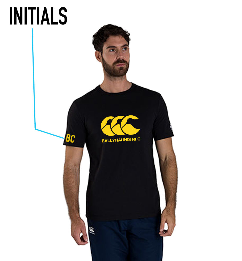 Ballyhaunis RFC Canterbury CCC Black Tee 