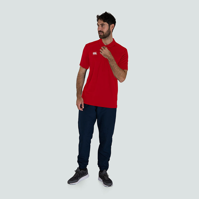 Canterbury Club Polo Model Flag Red