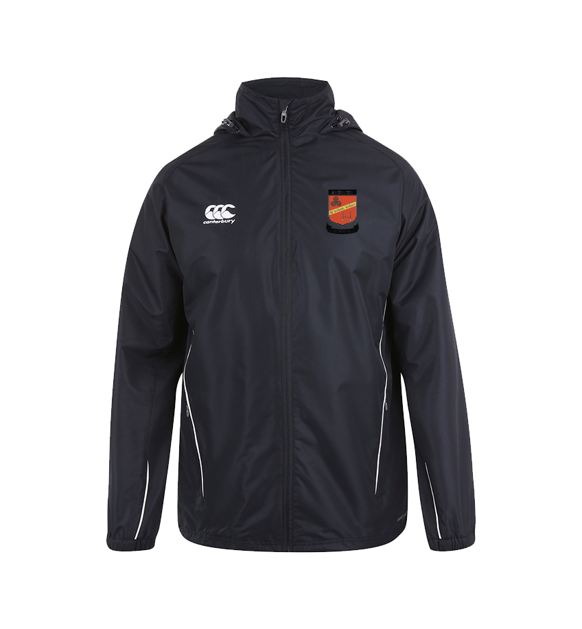 Canterbury Team Sale Full Zip Black Rain Jacket