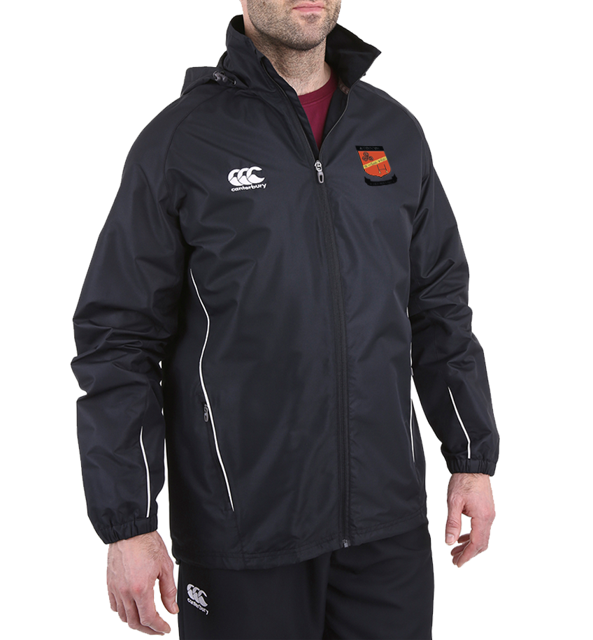 Canterbury Team Sale Full Zip Black Rain Jacket