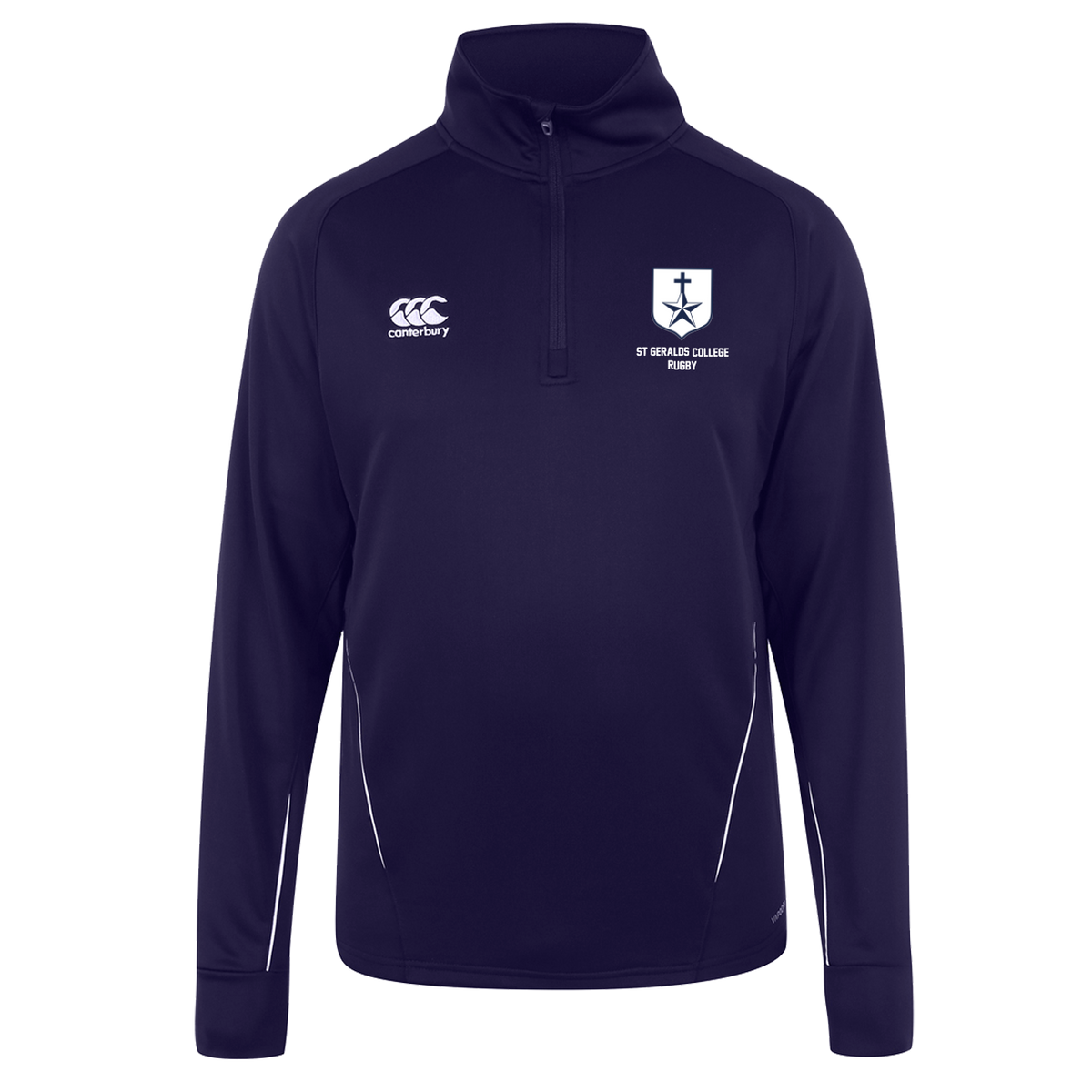 Canterbury Team Sale Navy 1/4 Zip Mid Layer