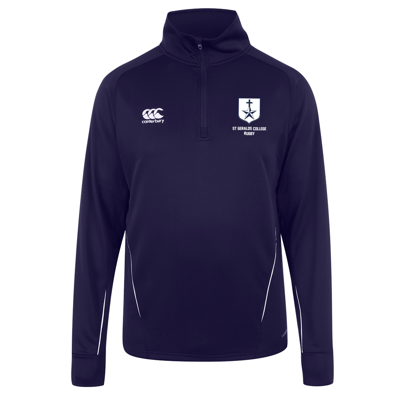 Canterbury Team Sale Navy 1/4 Zip Mid Layer