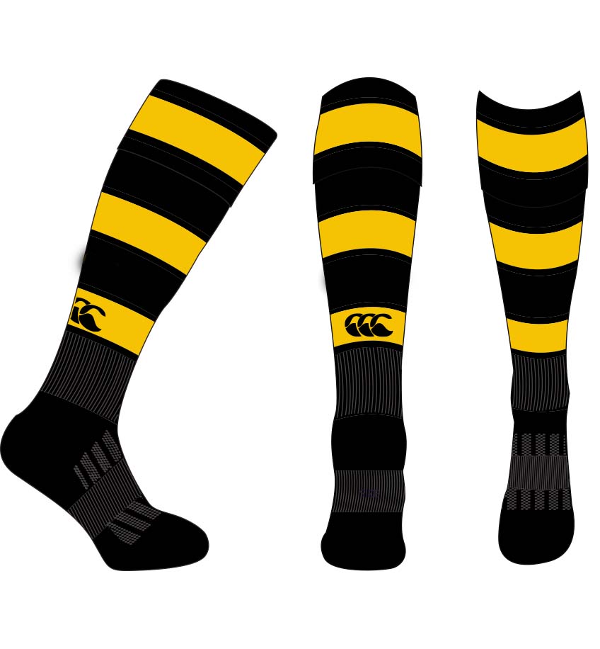 Dunmore RFC Hooped Team Socks