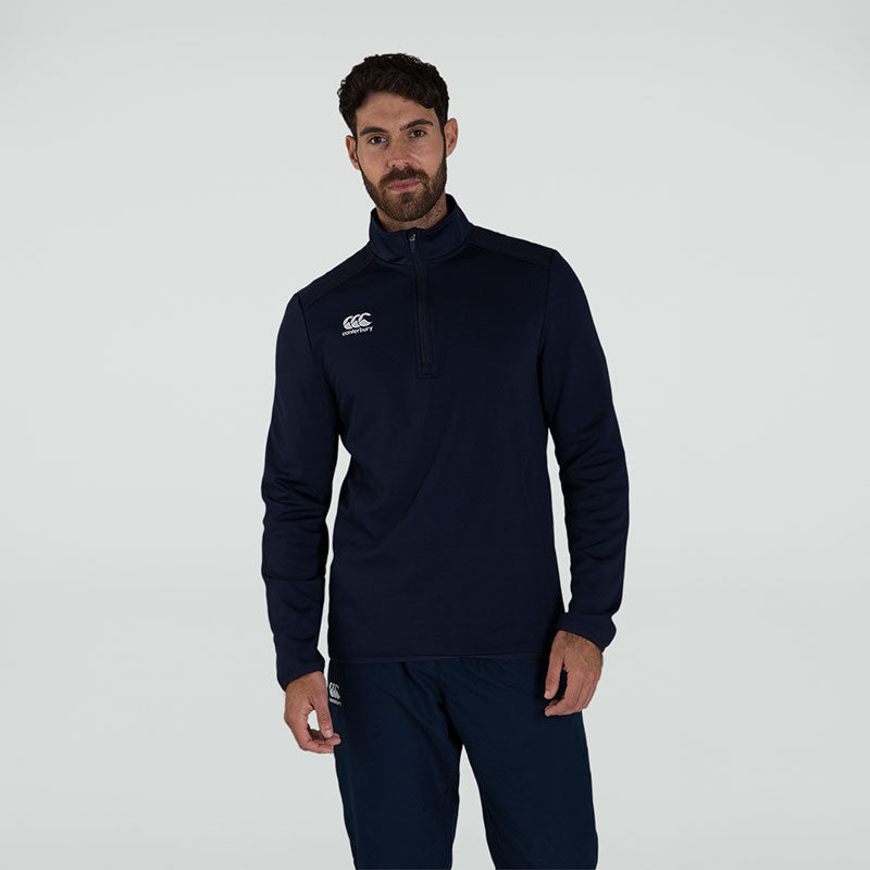 Canterbury Club 1/4 Zip Mid Layer Training Top  Mens 1