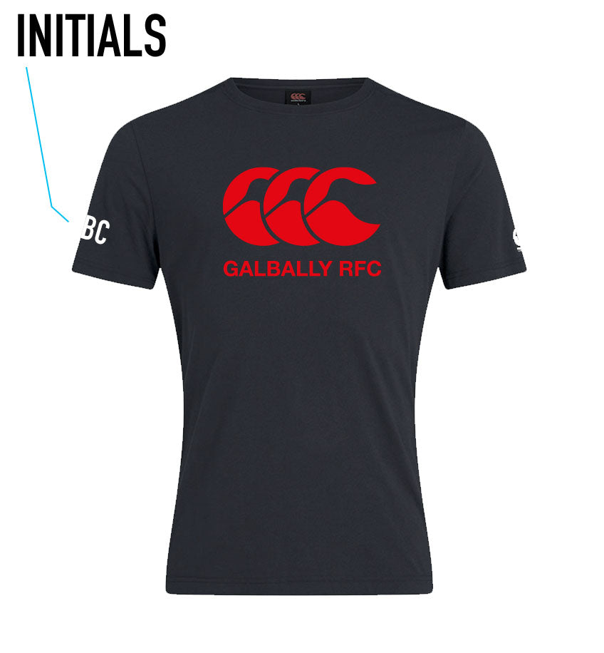 Galbally RFC Canterbury CCC Black Tee