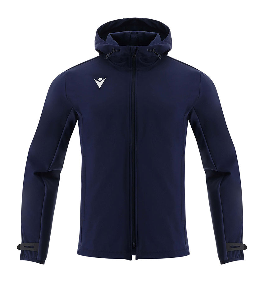 Galway Bay RFC Macron Hooded Heavy Soft-Shell Navy Himalaya Jacket