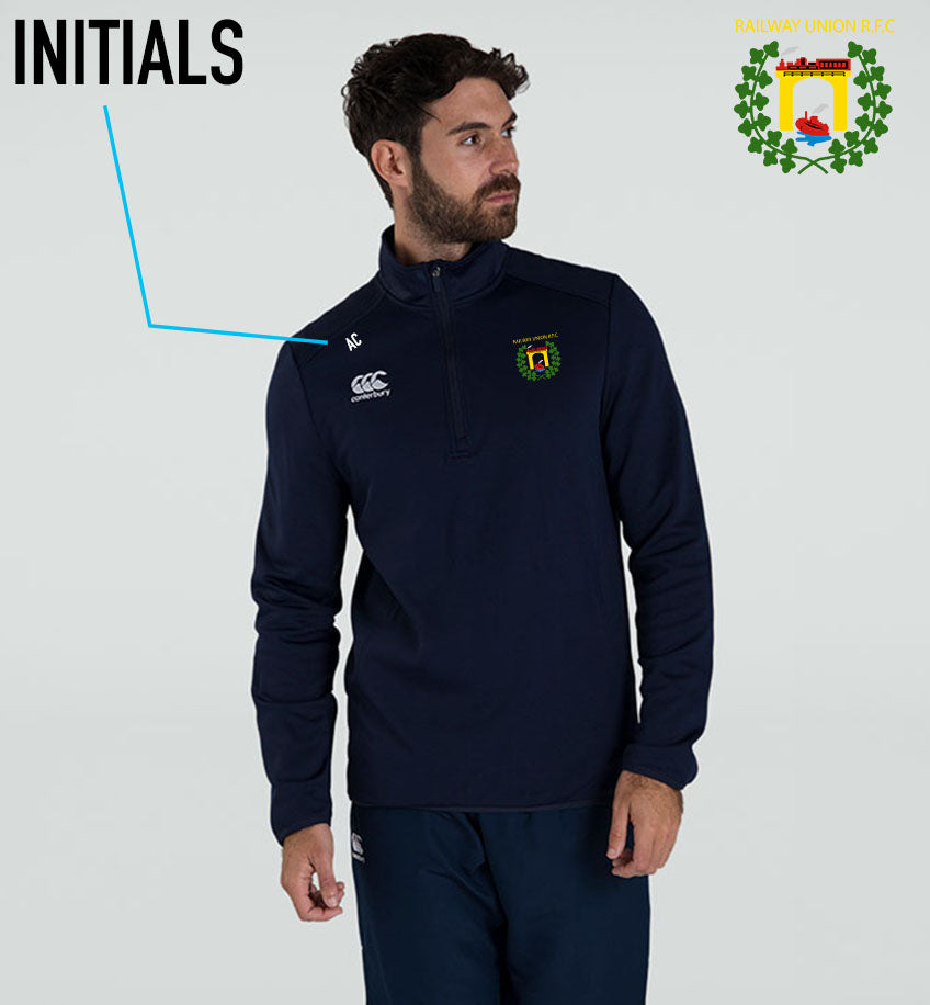 Railway Union RFC Canterbury Club 1/4 Zip Training Top